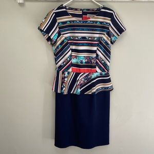 Shelby and Palmer Peplum Dress-Size 8